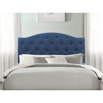 Wayfair blue store headboard